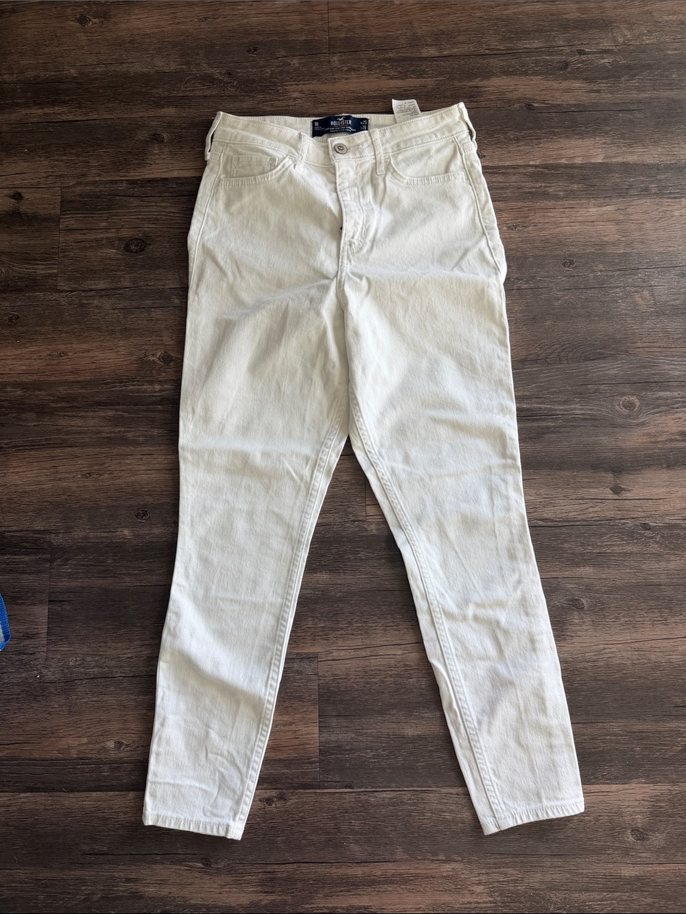 Hollister Cream Skinny Jeans